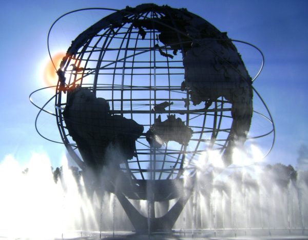 Unisphere - der 36m große "Globus" in New York City